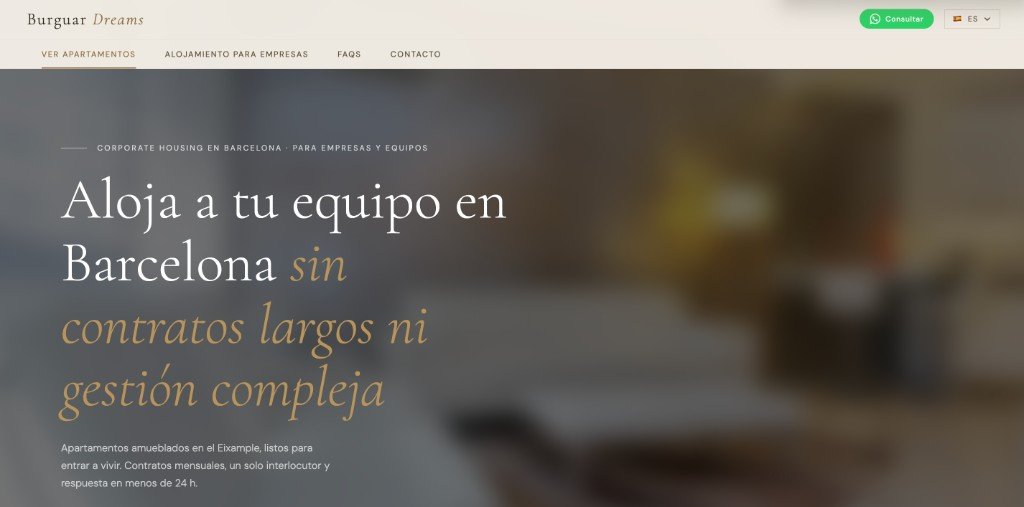 Web de una pequeña patrimonial