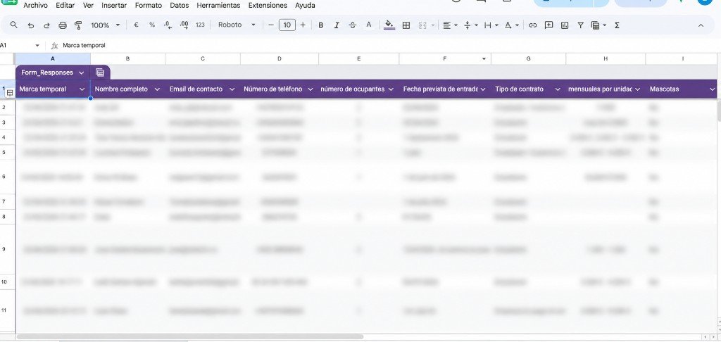 Respuestas del formulario de interes